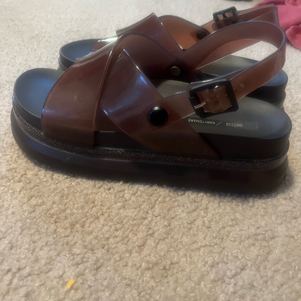 Brown Platform Sandals